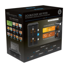 Noveen DoubleCrisp AF5050 X-LINE Riebalų neturinti gruzdintuvė 1700 W Juoda