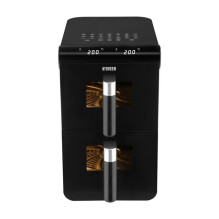 Noveen DoubleCrisp AF5050 X-LINE Riebalų neturinti gruzdintuvė 1700 W Juoda