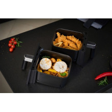 Noveen DoubleCrisp AF5050 X-LINE Riebalų neturinti gruzdintuvė 1700 W Juoda