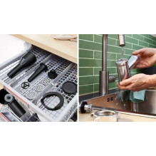 Mėsmalė „Bosch Serie 6 MFWS650B“, 500 W, juoda, sidabrinė Mėsmalė „Bosch Serie 6 MFWS650B“, 500 W, juoda, sidabrinė