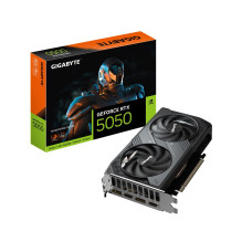 „GIGABYTE GeForce RTX 5050 WINDFORCE OC 8G“ vaizdo plokštė – 8 GB GDDR6, 128 bitų, PCI-E 5.0, 2587 MHz pagrindinis takti