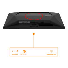 AOC G4 24G4HRE kompiuterio monitorius 60,5 cm (23,8 colio) 1920 x 1080 pikselių „Full HD“ LED juoda, raudona