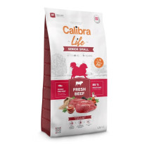 CALIBRA Dog Life Senior Small Fresh Beef - sausas šunų ėdalas - 1,5 kg