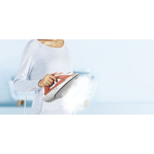 Tefal Virtuo 30 FV2C40E0 iron Dry &amp; Steam iron Ceramic soleplate 2000 W Peach, White