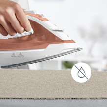 Tefal Virtuo 30 FV2C40E0 iron Dry &amp; Steam iron Ceramic soleplate 2000 W Peach, White