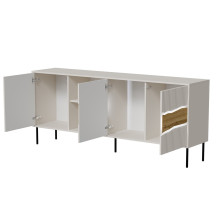 Cama INSERTO 3D1W chest of drawers 190x40x80 cashmere + LED