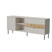 Cama INSERTO 3D1W komoda 190x40x80 kašmyro spalvos + LED