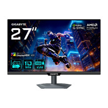 „GIGABYTE M27UP“ 27 colių įstrižainės 4K UHD žaidimų monitorius – dviejų režimų (4K 160 Hz arba FHD 320 Hz), 3840 x 2160