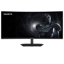 „GIGABYTE G34WQC2“ 34 colių įstrižainės WQHD lenktas žaidimų monitorius – 3440 x 1440, 1500R, 200Hz, 1ms, 450 cd/m2, AMD