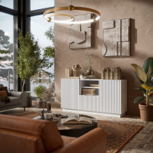 Cama LIVERTI komoda 150x42x78 balta