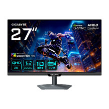 „GIGABYTE M27Q3“ 27 colių įstrižainės QHD žaidimų monitorius – 2560 x 1440, 170 Hz, 1 ms, 400 cd/m², „FreeSync Premium“,