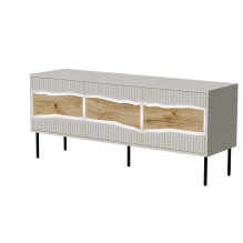 Cama INSERTO 3D TV cabinet 143.5x40x61.5 cashmere + LED