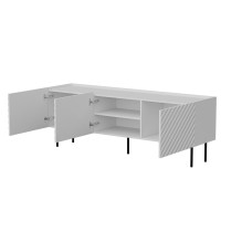 Cama LUCCA 3D TV spintelė 165x40x59 balta Cama LUCCA 3D TV spintelė 165x40x59 balta