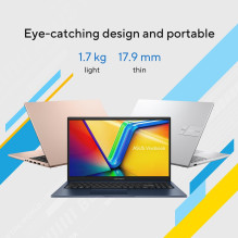 ASUS Vivobook 15 X1504VA-BQ2947 Intel Core 5 120U Laptop 39.6 cm (15.6") Full HD 16 GB DDR4-SDRAM 512 GB SSD Wi-Fi 
