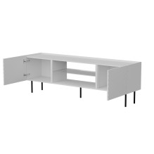 Cama EF LUCCA TV spintelė 180x40x59 balta Cama EF LUCCA TV spintelė 180x40x59 balta