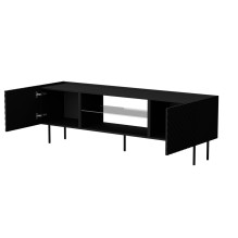 Cama EF LUCCA TV spintelė 180x40x59 juoda