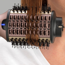 BaByliss AS95E Air Power Volume karšto oro šepetys, šampano spalvos, 1000 W