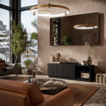 Cama LIVERTI TV cabinet 150x42x48 black