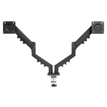 „Tracer“ dvigubas „Armflex“ monitoriaus laikiklis, juodas „Tracer“ dvigubas „Armflex“ monitoriaus laikiklis, juodas