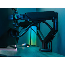 „Tracer“ dvigubas „Armflex“ monitoriaus laikiklis, juodas „Tracer“ dvigubas „Armflex“ monitoriaus laikiklis, juodas