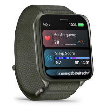 „Garmin Venu X1“ 5,08 cm (2 colių) AMOLED skaitmeninis 448 x 486 pikselių lietimui jautrus ekranas pilkas „Wi-Fi“ GPS (p