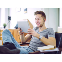 JVC HA-FR9UCBU - į ausis įdedamos ausinės, juodos