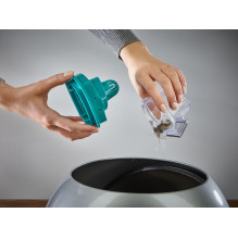 „Leifheit PowerVac 2in1“ 2 viename lazdinis dulkių siurblys, akumuliatorinis, sausas, cikloninis, be maišelio, juoda, mė