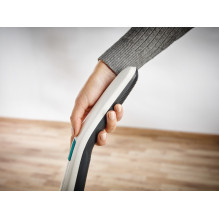 „Leifheit PowerVac 2in1“ 2 viename lazdinis dulkių siurblys, akumuliatorinis, sausas, cikloninis, be maišelio, juoda, mė