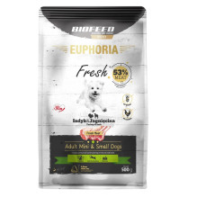 BIOFEED Euphoria Fresh Adult Turkey and lamb XS / S - dry dog food - 500g