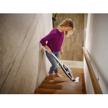 „Leifheit PowerVac 2in1“ 2 viename lazdinis dulkių siurblys, akumuliatorinis, sausas, cikloninis, be maišelio, juoda, mė