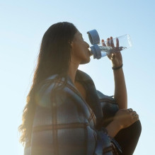 Brita Vital filtravimo butelis 0,6 l, pastelinės mėlynos spalvos