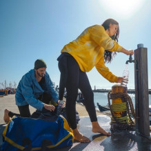 Brita Vital filtravimo butelis 0,6 l, pastelinės mėlynos spalvos