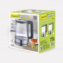 Maestro MR053 electric kettle 1.7 L 2200 W Black, Transparent