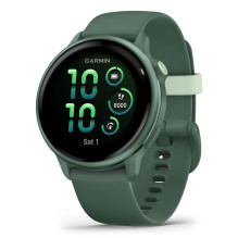 „Garmin vívoactive 6“ 3,05 cm (1,2 colio) AMOLED 42 mm Skaitmeninis 390 x 390 pikselių Jutiklinis ekranas Žalias „Wi-Fi“