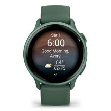 Garmin vívoactive 6 3.05 cm (1.2") AMOLED 42 mm Digital 390 x 390 pixels Touchscreen Green Wi-Fi GPS (satellite)