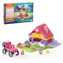 MARIOINEX Mini Waffle Farmer Building Blocks Charming ranch, 112 pieces