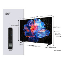 TCL 50P69K TV 127 cm (50") 4K Ultra HD Smart TV Wi-Fi Black