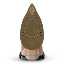 Tefal Ultimate Pure FV9852E0 iron Dry &amp; Steam iron Durilium AirGlide Autoclean soleplate 3200 W Black, Copper