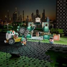 MARIOINEX Mini Waffle City Bank Robbery Building Blocks, 148 pieces