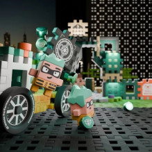 MARIOINEX Mini Waffle City banko apiplėšimo kaladėlės, 148 dalys