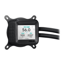 ASUS Prime LC 360 ARGB LCD procesorius „viskas viename“ skysčio aušintuvas, 12 cm, juodas