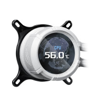 ASUS ROG Strix LC III 360 ARGB White Edition procesorius. Viskas viename skysčio aušintuvas, 12 cm.