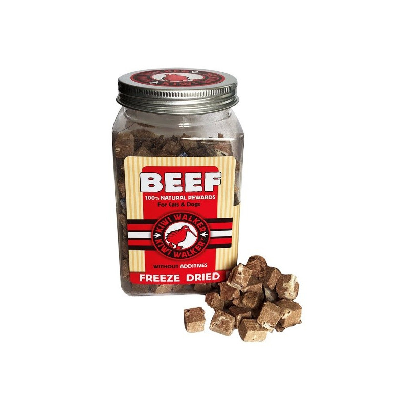 KIWI WALKER Freeze-dried treats Beef - treat for dog and cat - 40g