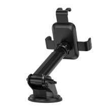 Vention Auto-Clamping Car Phone Mount With Suction Cup Black Square Type