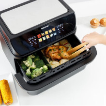 Fat-free deep fryer with long basket and grill Taurus 973004000