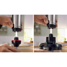 „Bosch Serie 6 MSM6M621“ trintuvas, 0,5 l, panardinamas trintuvas, 1000 W, juodas, nerūdijantis plienas „Bosch Serie 6 MSM6M621“ trintuvas, 0,5 l, panardinamas trintuvas, 1000 W, juodas, nerūdijantis plienas