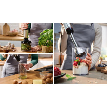 Bosch Serie 6 MSM6M621 blender 0.5 L Immersion blender 1000 W Black, Stainless steel Bosch Serie 6 MSM6M621 blender 0.5 L Immersion blender 1000 W Black, Stainless steel