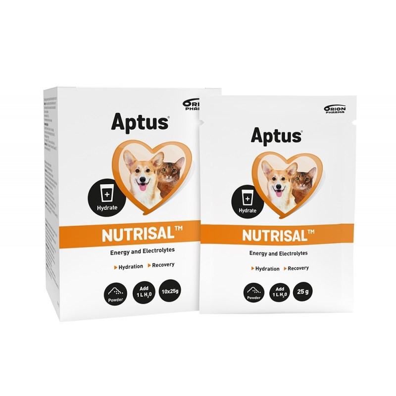APTUS Nutrisal Hydration - supplements for dogs and cats - 10x25g