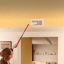 Vileda dustpan with long handle + 1 Flex&amp;Catch refill