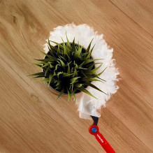 Vileda dustpan with long handle + 1 Flex&amp;Catch refill